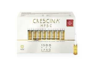 Ampullit hiusten kasvuun Crescina Hfsc Transdermic Re-Growth, miehille, 1300, 20 kpl. hinta ja tiedot | Naamiot, öljyt ja seerumit | hobbyhall.fi