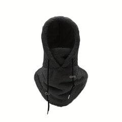 Balaclava, lämmin talvihupullinen kasvosuojaus, musta hinta ja tiedot | ILMF Muoti | hobbyhall.fi