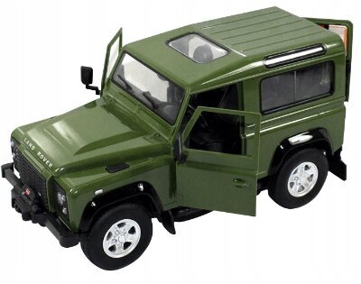 Rastar R/C Land Rover Defender 1:14 -maasturi, vihreä hinta ja tiedot | Poikien lelut | hobbyhall.fi