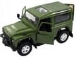 Rastar R/C Land Rover Defender 1:14 -maasturi, vihreä hinta ja tiedot | Poikien lelut | hobbyhall.fi