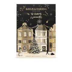 Lahjapaketti naisille Baylis & Harding Sweet Mandarin & Greippi 12 Days of Christmas hinta ja tiedot | Suihkusaippuat ja suihkugeelit | hobbyhall.fi