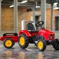 Falk Red Supercharger traktori ja perävaunu, punainen hinta ja tiedot | Poikien lelut | hobbyhall.fi