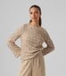 Vero Moda naisten pusero 10298495*01, beige 5715502714205 hinta ja tiedot | Naisten paidat | hobbyhall.fi