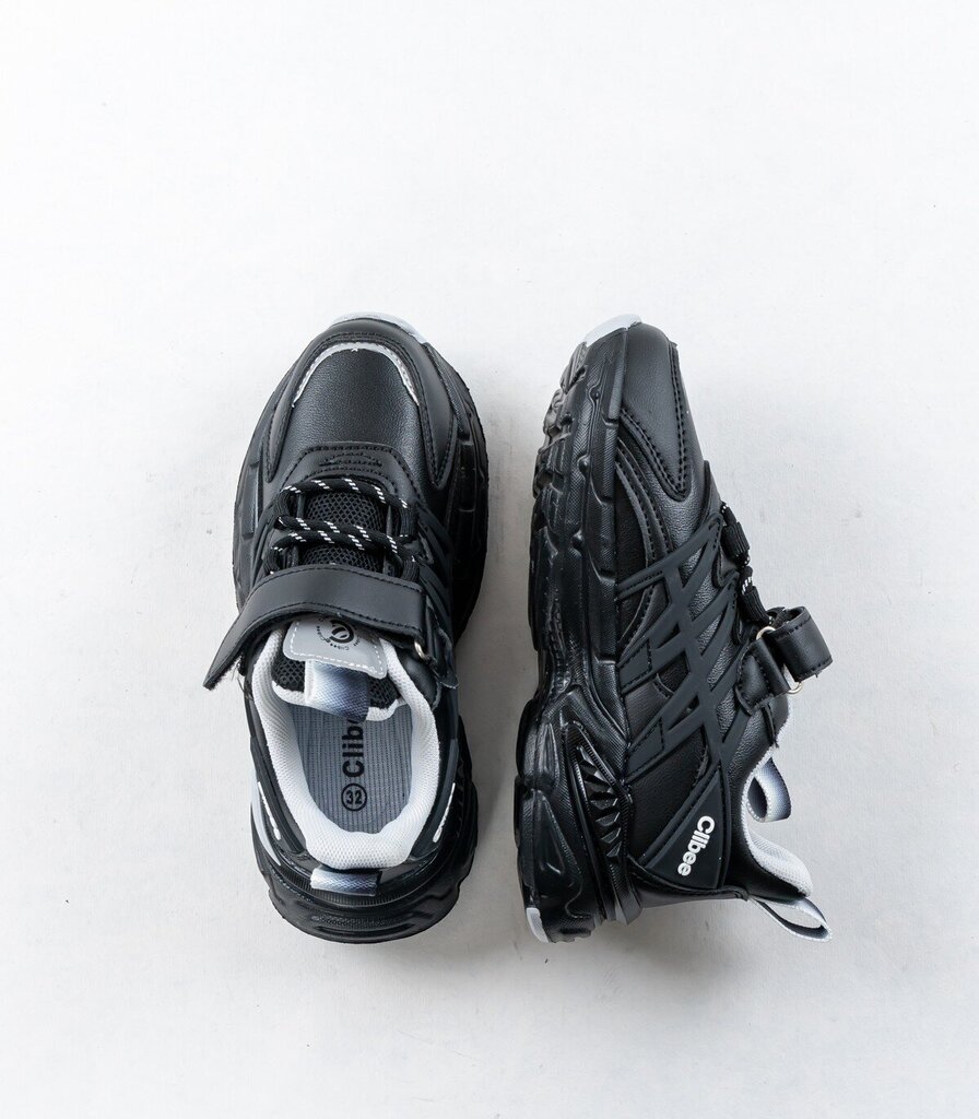 Cli p VAB PVC lasten kengät KL+P 100906 02, musta harmaa 100906*02-037 hinta ja tiedot | Lasten urheilukengät | hobbyhall.fi