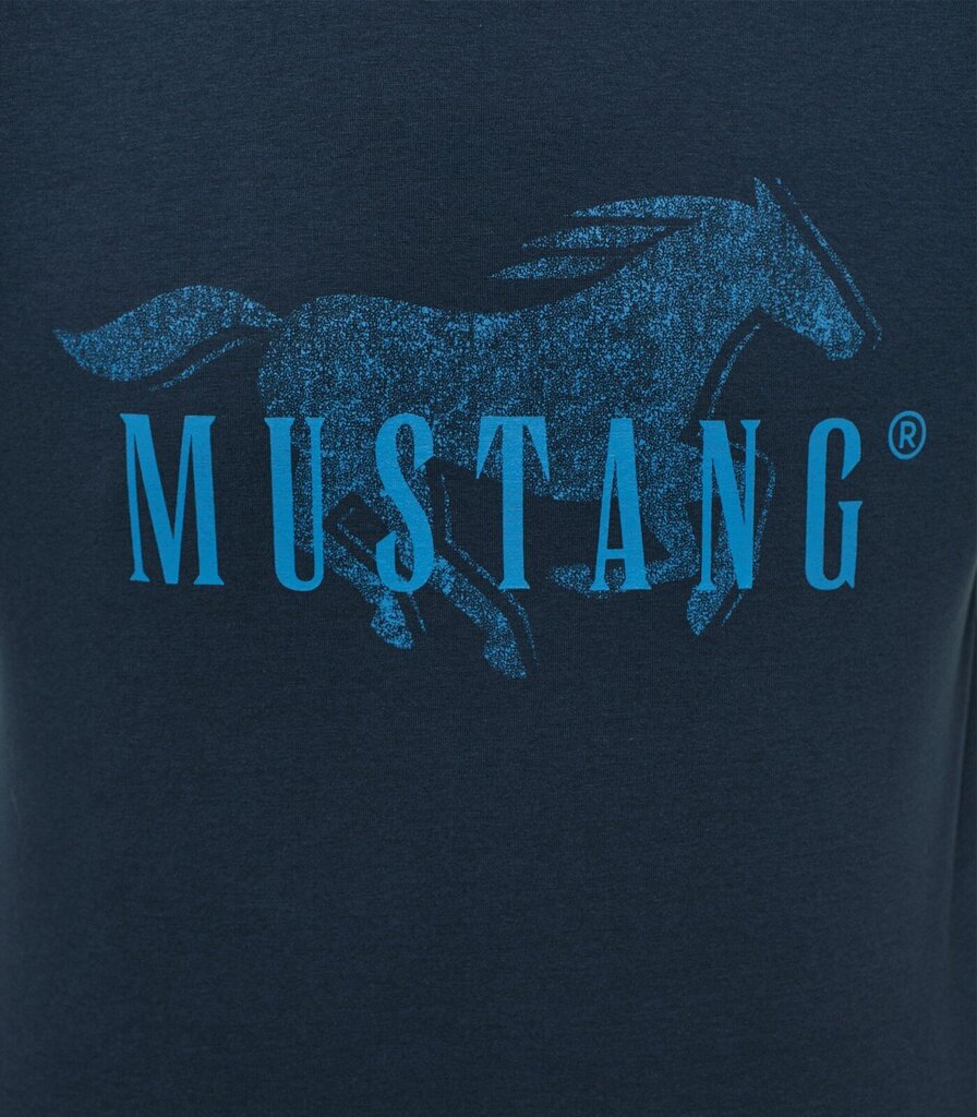 Mustang miesten T-paita 1014458*4135, laivastonsininen 4058823561495 hinta ja tiedot | Miesten T-paidat | hobbyhall.fi