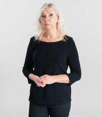 Zabaione naisten pusero MARINA TSP*03, musta 4067218682738 hinta ja tiedot | Naisten paidat | hobbyhall.fi