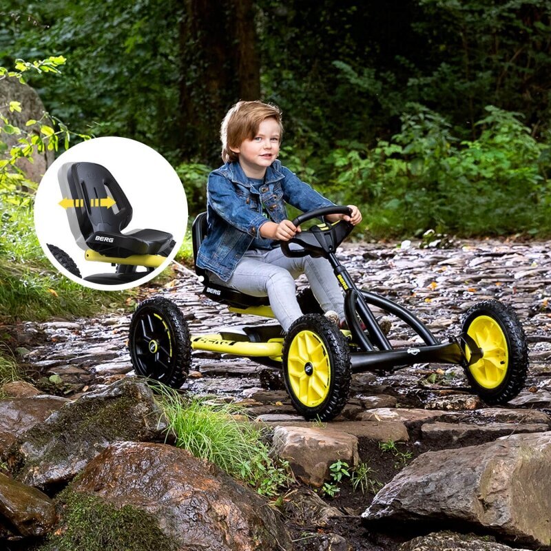 BERG Buddy Cross -polkuauto, keltainen hinta ja tiedot | Poikien lelut | hobbyhall.fi