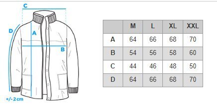 Transition takki musta Grafiitti C614 -52727-XXL hinta ja tiedot | Miesten ulkoilutakit | hobbyhall.fi