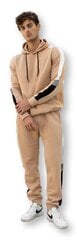 Beige miesten setti, jossa valkoinen raita Core PK3021-52771-XL hinta ja tiedot | Miesten urheiluvaatteet | hobbyhall.fi