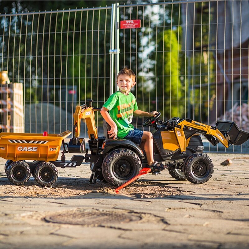 Falk Case IH traktori perävaunulla ja kauhalla hinta ja tiedot | Poikien lelut | hobbyhall.fi