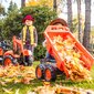 Suuri minitraktori perävaunulla ja lapiolla - Falk Kubota, punainen hinta ja tiedot | Poikien lelut | hobbyhall.fi