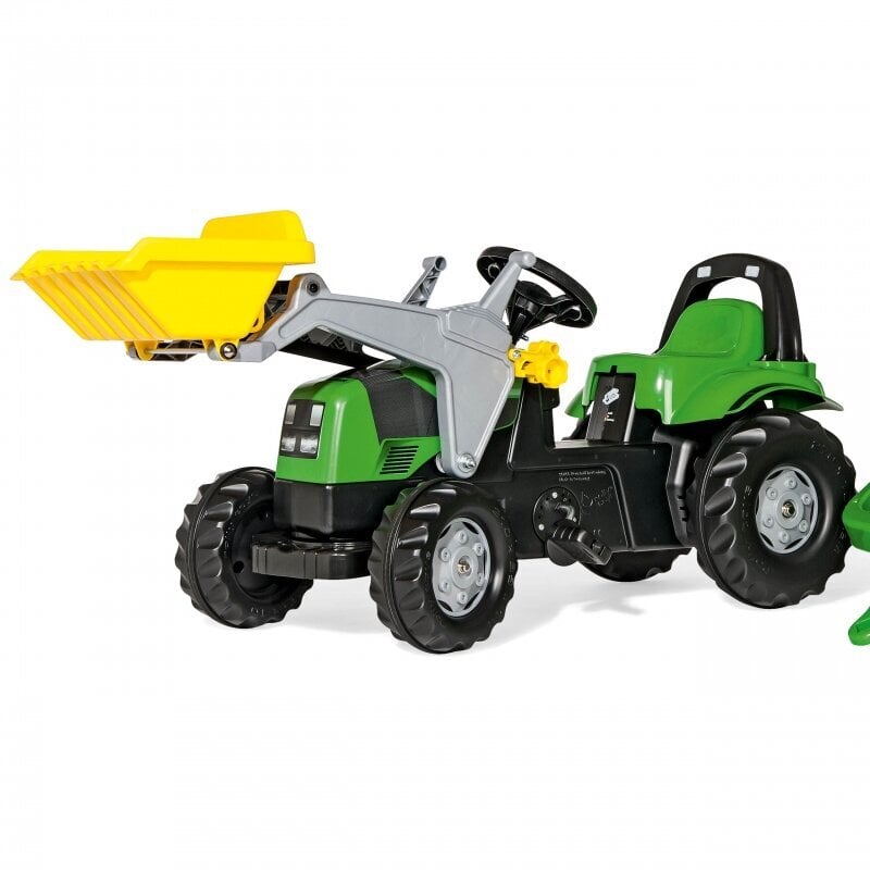 Rolly Toys Traktori, jossa on perävaunu ja lapio, Vihreä hinta ja tiedot | Poikien lelut | hobbyhall.fi