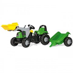 Rolly Toys Traktori, jossa on perävaunu ja lapio, Vihreä hinta ja tiedot | Rolly Toys Lapset | hobbyhall.fi