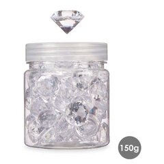 Koristeelliset kivet Timantti 150 g Läpinäkyvä (16 osaa) hinta ja tiedot | Verhoilukivet | hobbyhall.fi