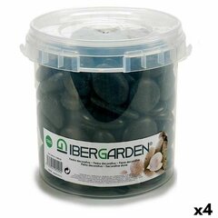 Koristeelliset kivet Medium Musta 3 Kg (4 osaa) hinta ja tiedot | Verhoilukivet | hobbyhall.fi