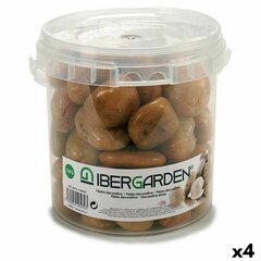 Koristeelliset kivet Suuri Ruskea 3 Kg (4 osaa) hinta ja tiedot | Verhoilukivet | hobbyhall.fi