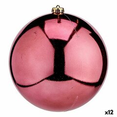 Joulupallo Pinkki 20 x 31 x 20 cm (12 osaa) hinta ja tiedot | Joulukuusen koristeet | hobbyhall.fi