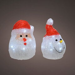 Koristehahmo Lumineo 491239 LED Santa Claus 10,5 x 10,5 x 15 cm hinta ja tiedot | Joulukoristeet | hobbyhall.fi