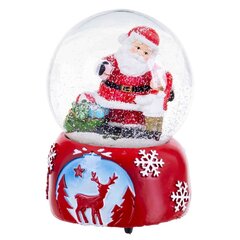 Lumisadepallo Joulupukki 10,5 x 10,5 x 14,8 cm hinta ja tiedot | Bigbuy Christmas Joulu | hobbyhall.fi