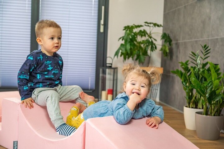 KiddyMoon vaahtomuovipalikat, tummansininen hinta ja tiedot | Vauvan lelut | hobbyhall.fi
