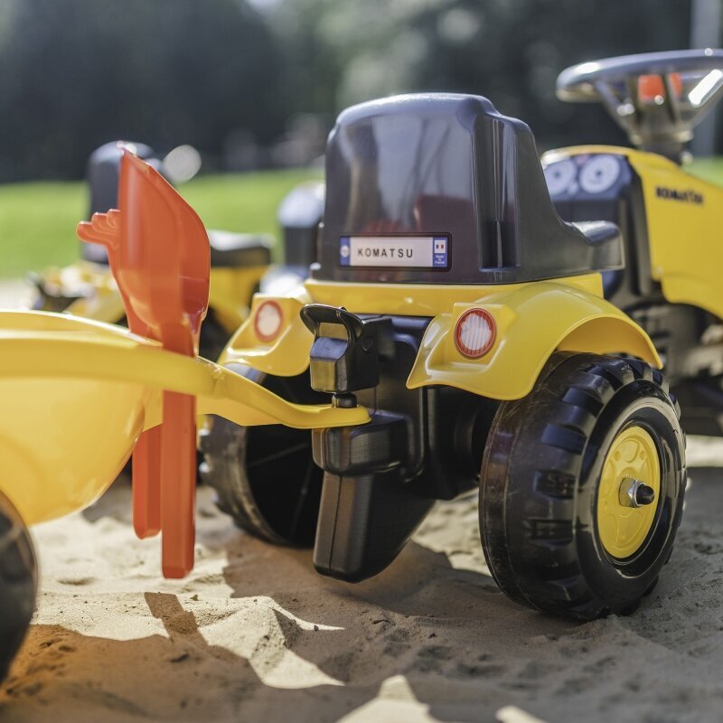 Falk Baby Komatsu traktori, keltainen hinta ja tiedot | Vauvan lelut | hobbyhall.fi