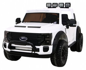 Ford Super Duty sähköinen kaksipaikkainen, valkoinen hinta ja tiedot | Lasten sähköautot | hobbyhall.fi