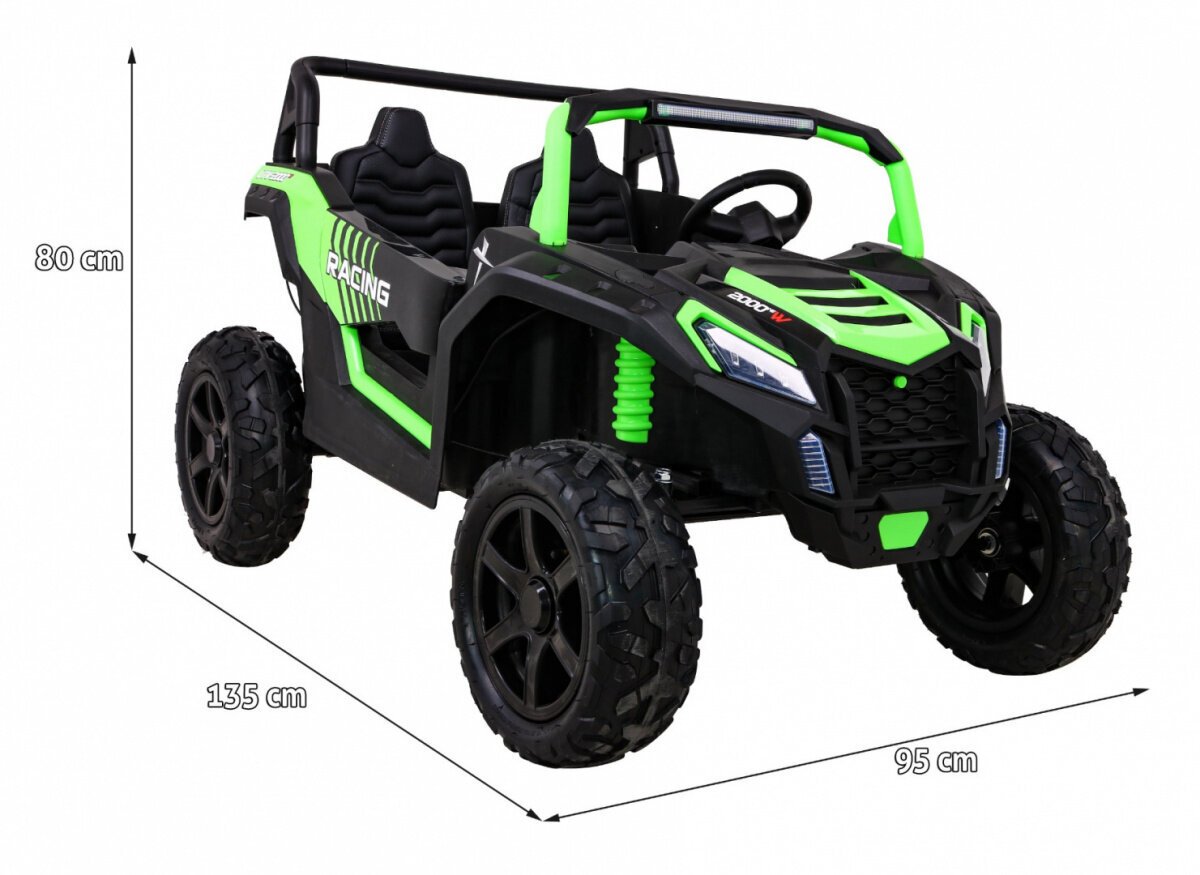 Buggy ATV STRONG Racing, vihreä hinta ja tiedot | Lasten sähköautot | hobbyhall.fi