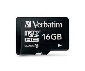 Verbatim 16GB Micro SD (HC) Class 10 hinta ja tiedot | Puhelimen muistikortit | hobbyhall.fi