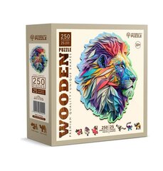 Puinen palapeli Modern Lion, 250 palaa hinta ja tiedot | Palapelit | hobbyhall.fi