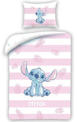 Disney Lilo and Stitch Pink Lasten vuodevaatesetti 140×200 cm, 70×90 cm hinta ja tiedot | Vuodevaatteet lapsille | hobbyhall.fi