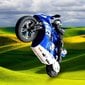 RC Stunt moottoripyörä 6-akselisella gyroskoopilla, sininen hinta ja tiedot | Poikien lelut | hobbyhall.fi