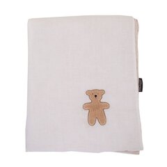 Ruudullinen Childhome Teddy musliinista ja kankaasta, 100 x 80 cm hinta ja tiedot | Päiväpeitot ja huovat | hobbyhall.fi