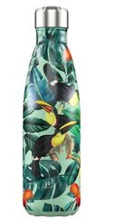 Termospullo Chilly's, Emma Bridgewater Toucan, 500 ml kaina ir informacija | Termoskannut ja termosmukit | hobbyhall.fi