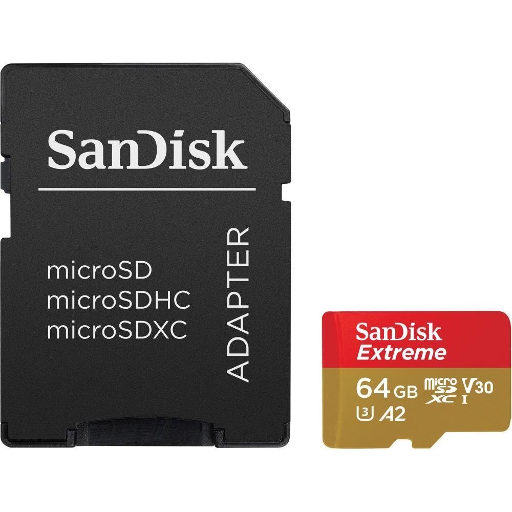 Sandisk MicroSDXC 64GB (+ SD-sovitin) hinta ja tiedot | Puhelimen muistikortit | hobbyhall.fi