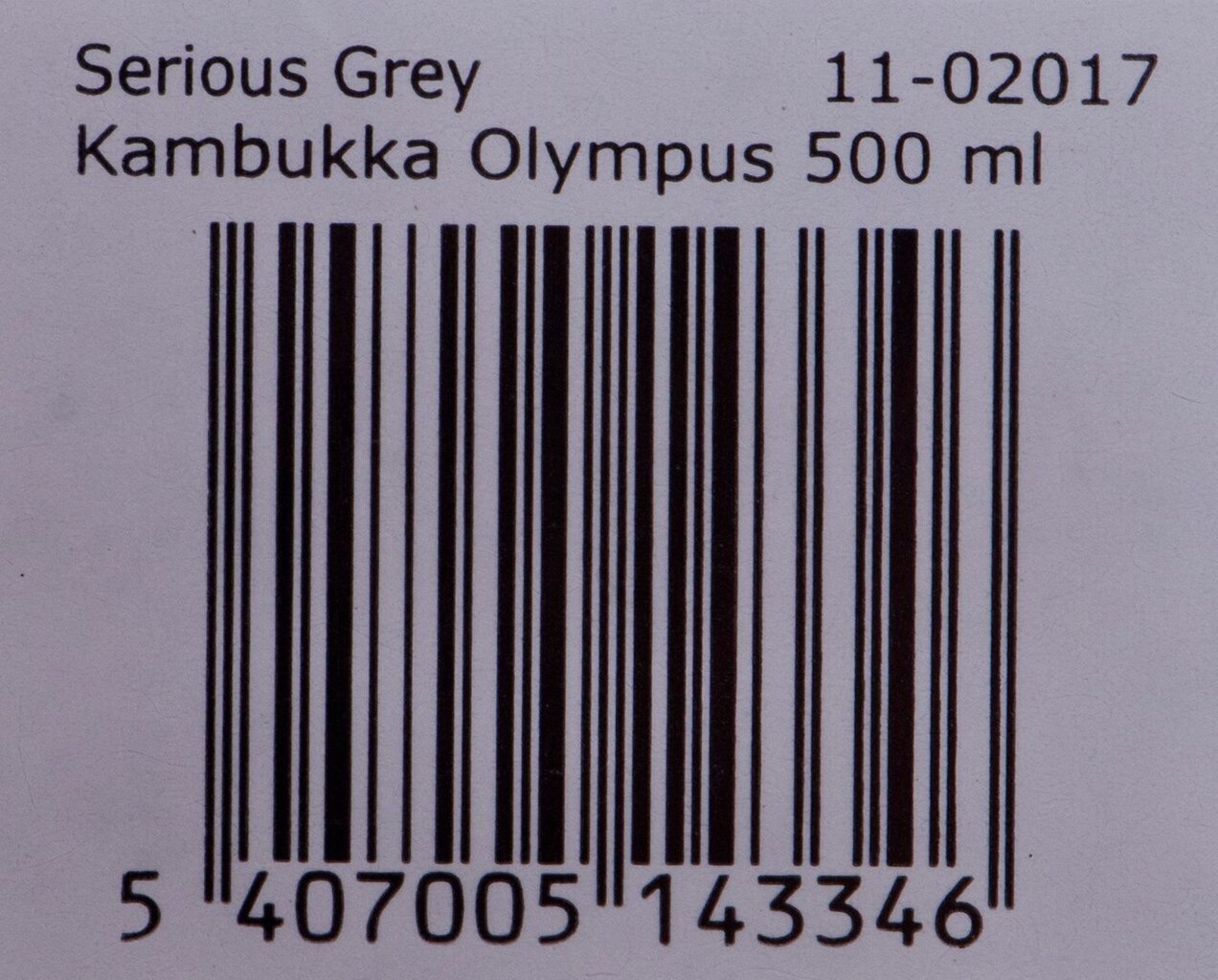 Termosmuki Kambukka Olympus 500 ml, Serious Grey, 11-022017 hinta ja tiedot | Termoskannut ja termosmukit | hobbyhall.fi