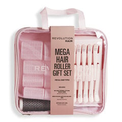 Hiusten muotoilulahjasetti Revolution Haircare Mega Hair Roller Gift Set: lämpömuotoiluharja, 33 mm + hiusklipsit, 10 kpl. + kihartimet, 10 kpl. hinta ja tiedot | Hiusharjat, kammat ja sakset | hobbyhall.fi