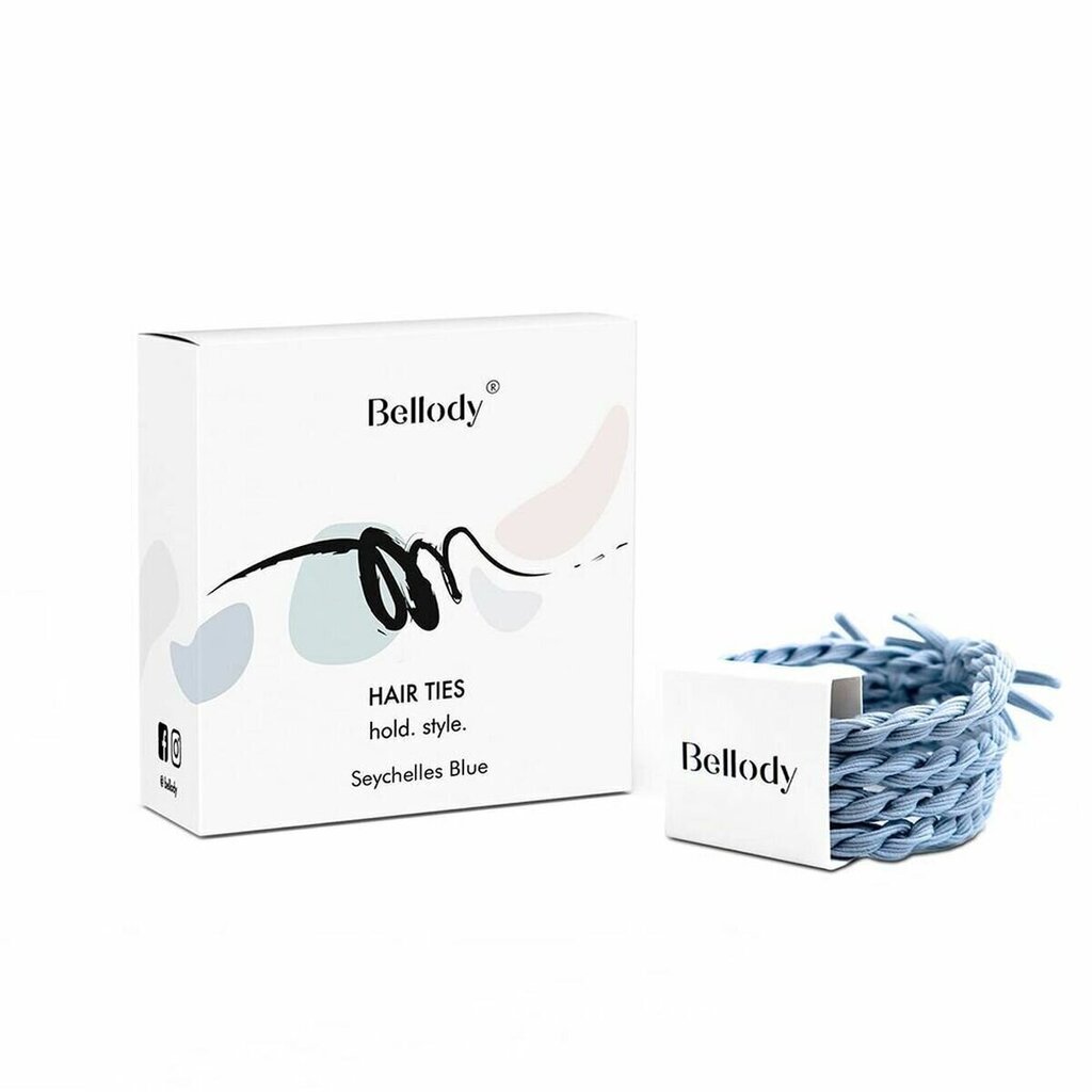 Kumihiuslenkit Bellody seychelles blue (4 uds) hinta ja tiedot | Hiustarvikkeet | hobbyhall.fi