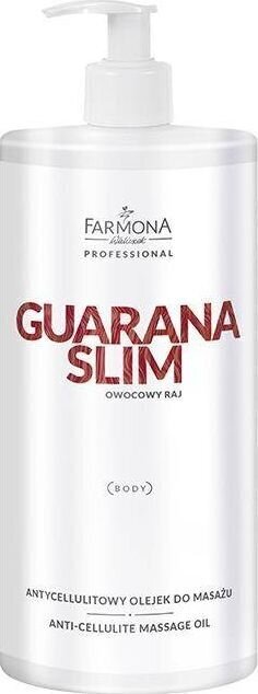 Farmona Professional Guarana Slim Anti-Cellulite -hierontaöljy, 950 ml hinta ja tiedot | Selluliittia ehkäisevät tuotteet | hobbyhall.fi