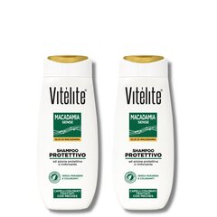 Vitélite Macadamia suojaava shampoo, 2x250 ml hinta ja tiedot | Shampoot | hobbyhall.fi