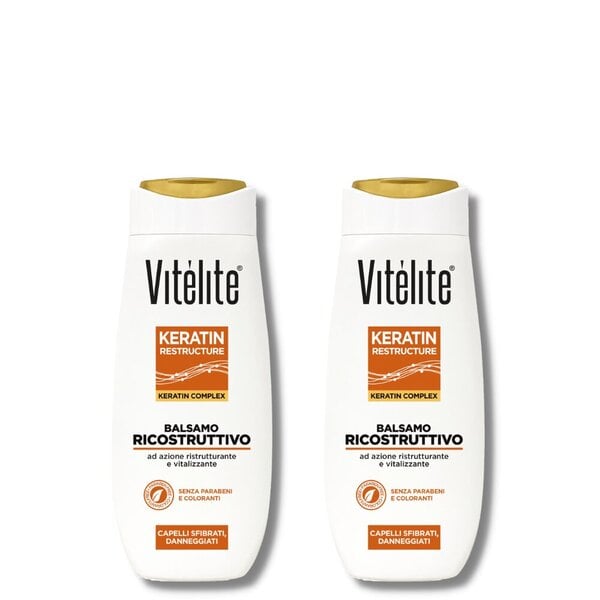 Vitélite Keratin uudistava hoitoaine keratiinilla, 2x250 ml