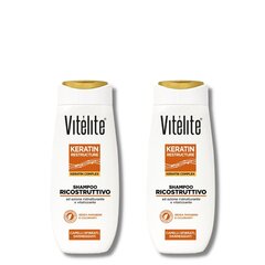 Vitélite Keratin uudistava shampoo keratiinilla, 2x250 ml hinta ja tiedot | Neutroderma Hiustenhoitotuotteet | hobbyhall.fi