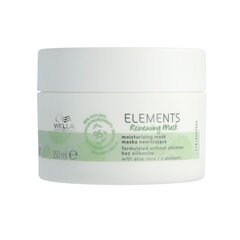 Virkistävä hiusnaamio Wella Professionals Elements Renewing Moisturizing Mask, 150 ml hinta ja tiedot | Hoitoaineet | hobbyhall.fi