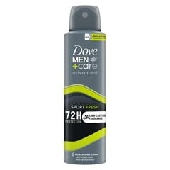 Deodorantti antiperspirantti Dove Men- Care Active- Sport Fresh 72H, miehille, 150 ml hinta ja tiedot | Deodorantit | hobbyhall.fi