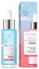 Eveline Serum Shot 2% Hyaluronic Acid -kosteuttava seerumi, 30ml hinta ja tiedot | Eveline Cosmetics Kasvojenhoitotuotteet | hobbyhall.fi