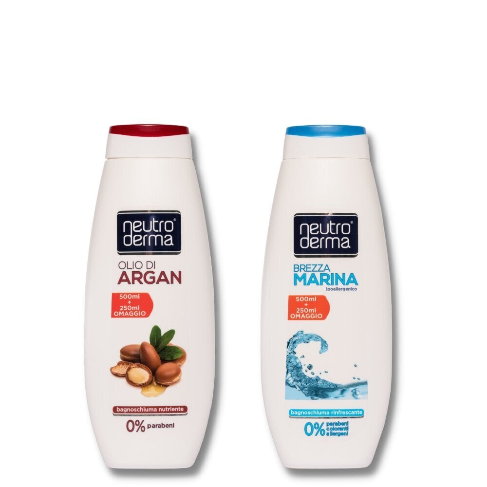 Neutroderma suihkugeeli, 2x750 ml hinta ja tiedot | Saippuat | hobbyhall.fi