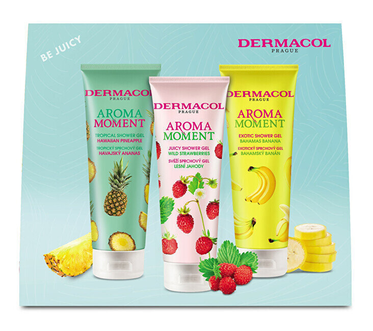 Suihkugeelisetti Dermacol Aroma Moment, 250 ml, 3 kpl. hinta ja tiedot | Suihkusaippuat ja suihkugeelit | hobbyhall.fi