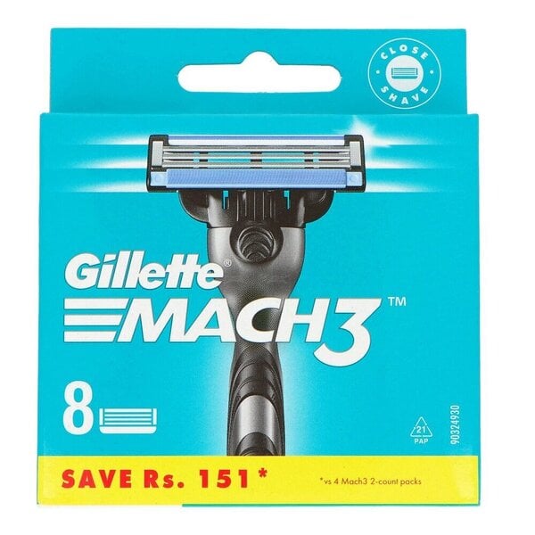 Gillette Mach 3 partakonesarja, 8 kpl