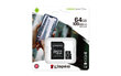 Kingston Canvas Select Plus UHS-I 64 GB, hinta ja tiedot | Puhelimen muistikortit | hobbyhall.fi