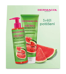 Vartalonhoitolahjasetti Dermacol Aroma Ritual Watermelon naisille: suihkugeeli, 250 ml + nestesaippua, 250 ml hinta ja tiedot | Suihkusaippuat ja suihkugeelit | hobbyhall.fi