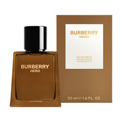 Eau de Parfum Burberry Hero Edp miehille, 50 ml hinta ja tiedot | Burberry Hajuvedet ja kosmetiikka | hobbyhall.fi